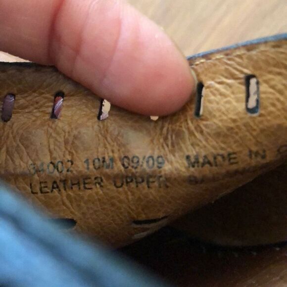 INDIGO Black leather clogs size 10 - Picture 5 of 8